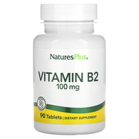 Nature's Plus, Vitamin B-2 100 mg, 90 Tablets UPC 097467016309 | Hilife Vitamins
