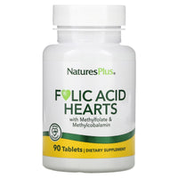 Nature's Plus, Folic Acid Hearts, 90 Tablets UPC 097467017917 | Hilife Vitamins