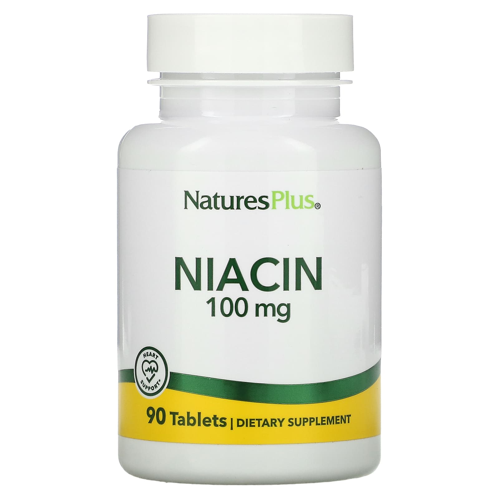 Nature's Plus, Niacin, 100 mg, 90 Tablets UPC 097467018501 | Hilife Vitamins