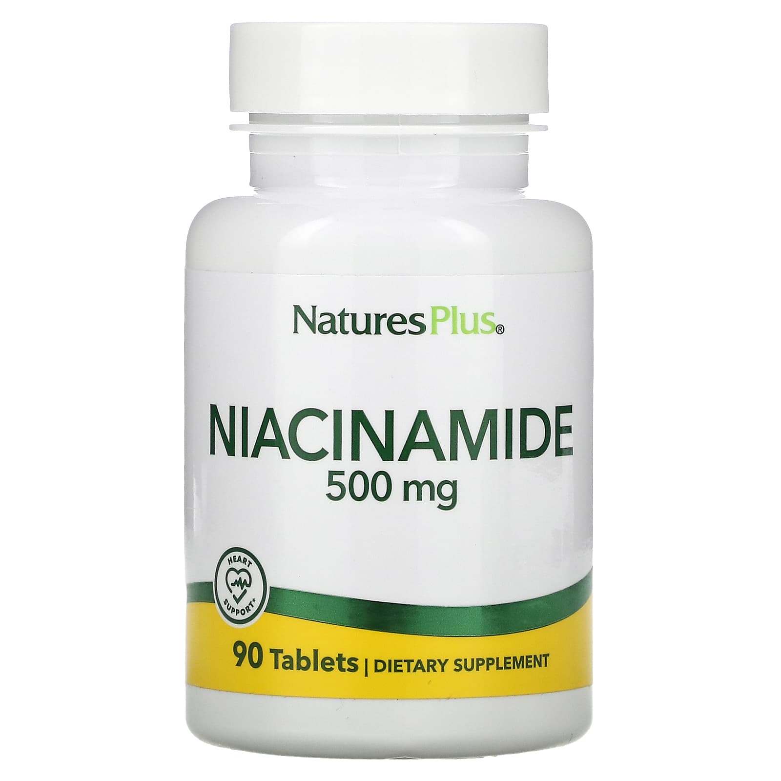 Nature's Plus, Niacinamide, 500 mg, 90 Tablets UPC 097467018907 | Hilife Vitamins