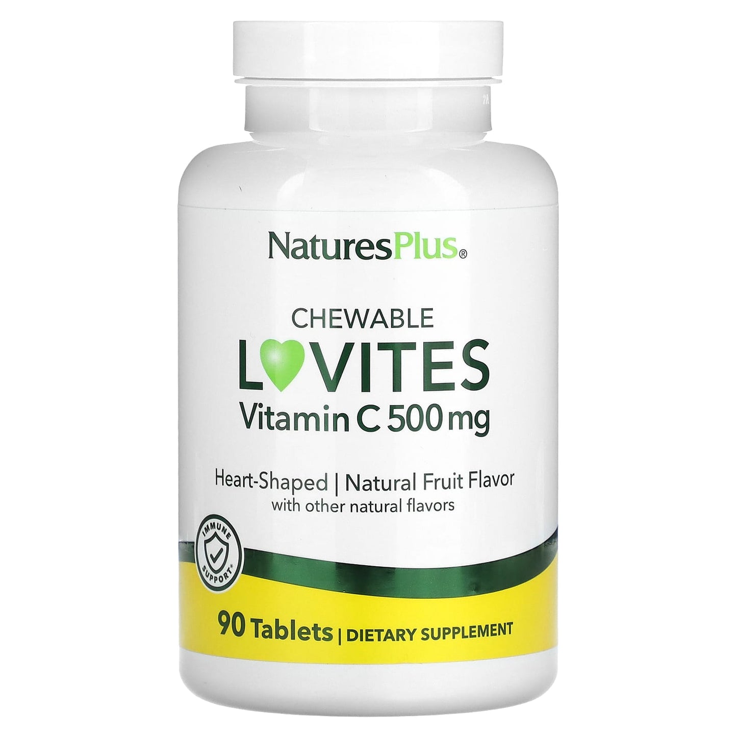 Nature's Plus, Lovitamines Vitamin C 500 mg, 90 Tablets UPC 097467024472 | Hilife Vitamins
