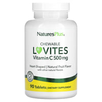 Nature's Plus, Lovitamines Vitamin C 500 mg, 90 Tablets UPC 097467024472 | Hilife Vitamins