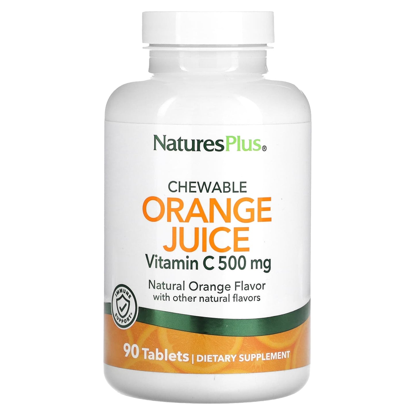 Nature's Plus, Orange Juice C 500 mg, 90 Tablets UPC 097467024656 | Hilife Vitamins