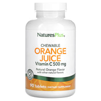 Nature's Plus, Orange Juice C 500 mg, 90 Tablets UPC 097467024656 | Hilife Vitamins