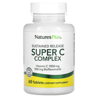 Nature's Plus, Sustained Release, Super C Complex, 60 Tablets UPC 097467024793 | Hilife Vitamins