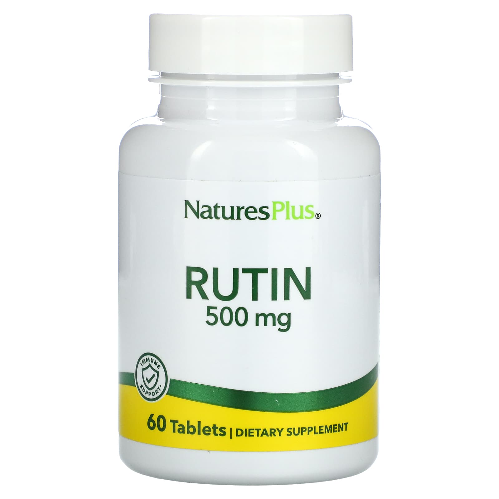 Nature's Plus, Rutin, 500 mg, 60 Tablets UPC 097467025509 | Hilife Vitamins