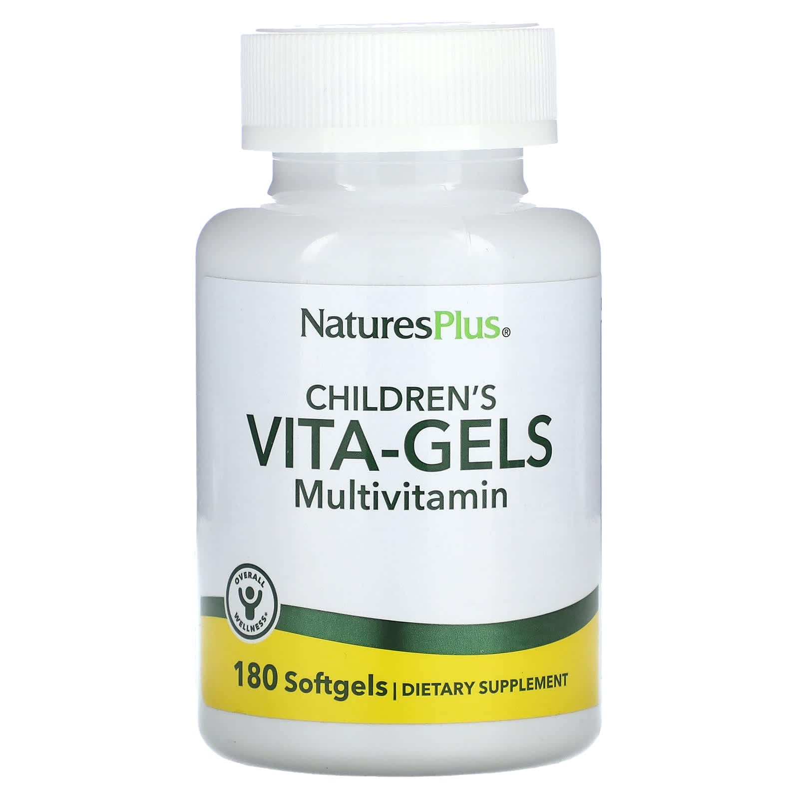 Nature's Plus, CHILDREN’S Vita-Gels, 180 Softgels UPC 097467029996 | Hilife Vitamins