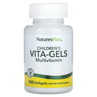 Nature's Plus, CHILDREN’S Vita-Gels, 180 Softgels UPC 097467029996 | Hilife Vitamins