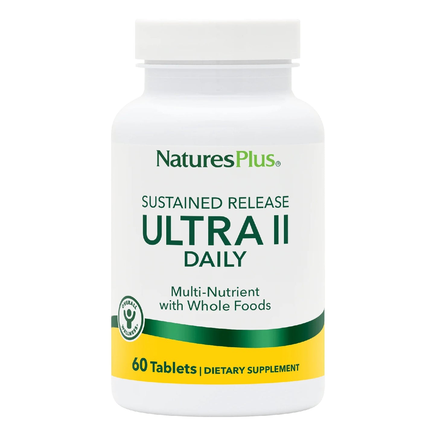 Nature's Plus, Ultra II Daily, Sustained Release, Multi-Nutrient, 60 Tablets UPC 097467030411 | Hilife Vitamins