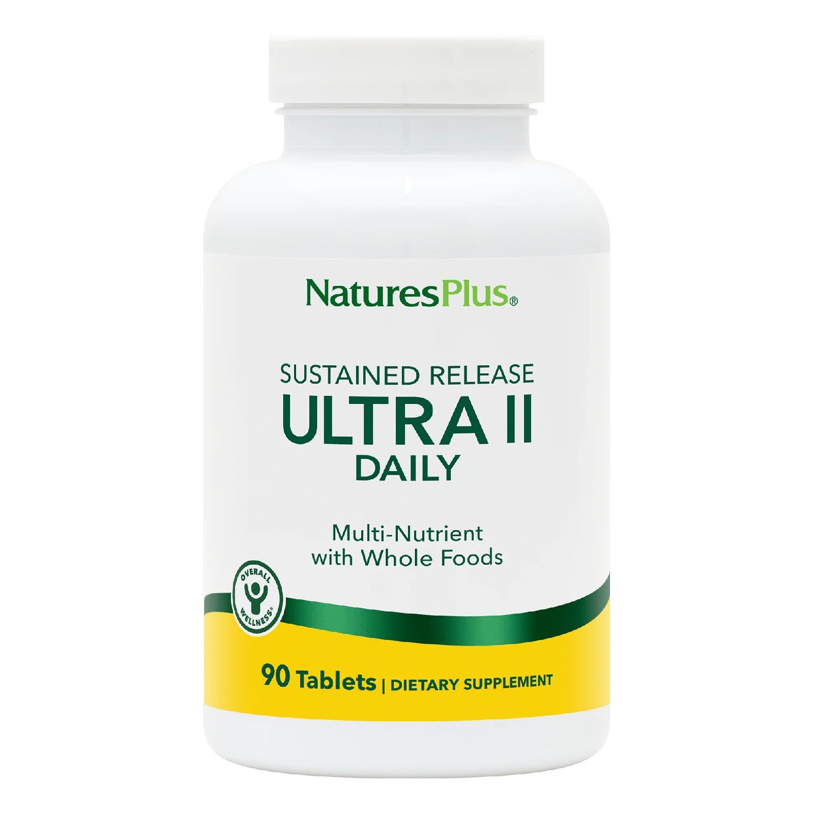 Nature’s Plus, Ultra II Daily, Sustained Release, Multi-Nutrient, 90 Tablets UPC 097467030428 | HiLife Vitamins