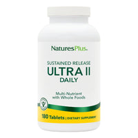 Nature's Plus, Ultra II Daily, Sustained Release, Multi-Nutrient, 180 Tablets UPC 097467030435 | Hilife Vitamins