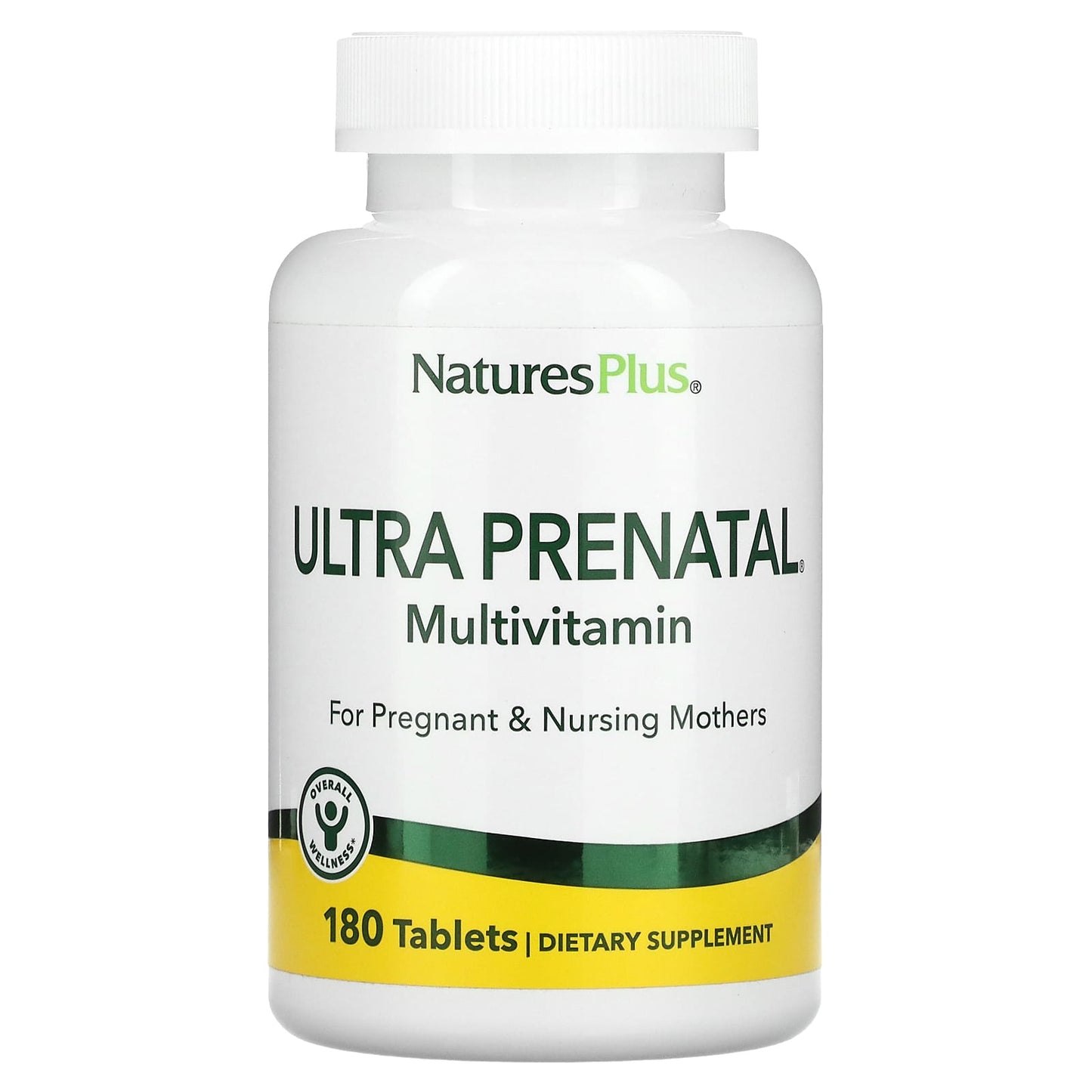 Nature's Plus, Ultra Prenatal Multivitamin, 180 Tablets UPC 097467030855 | Hilife Vitamins