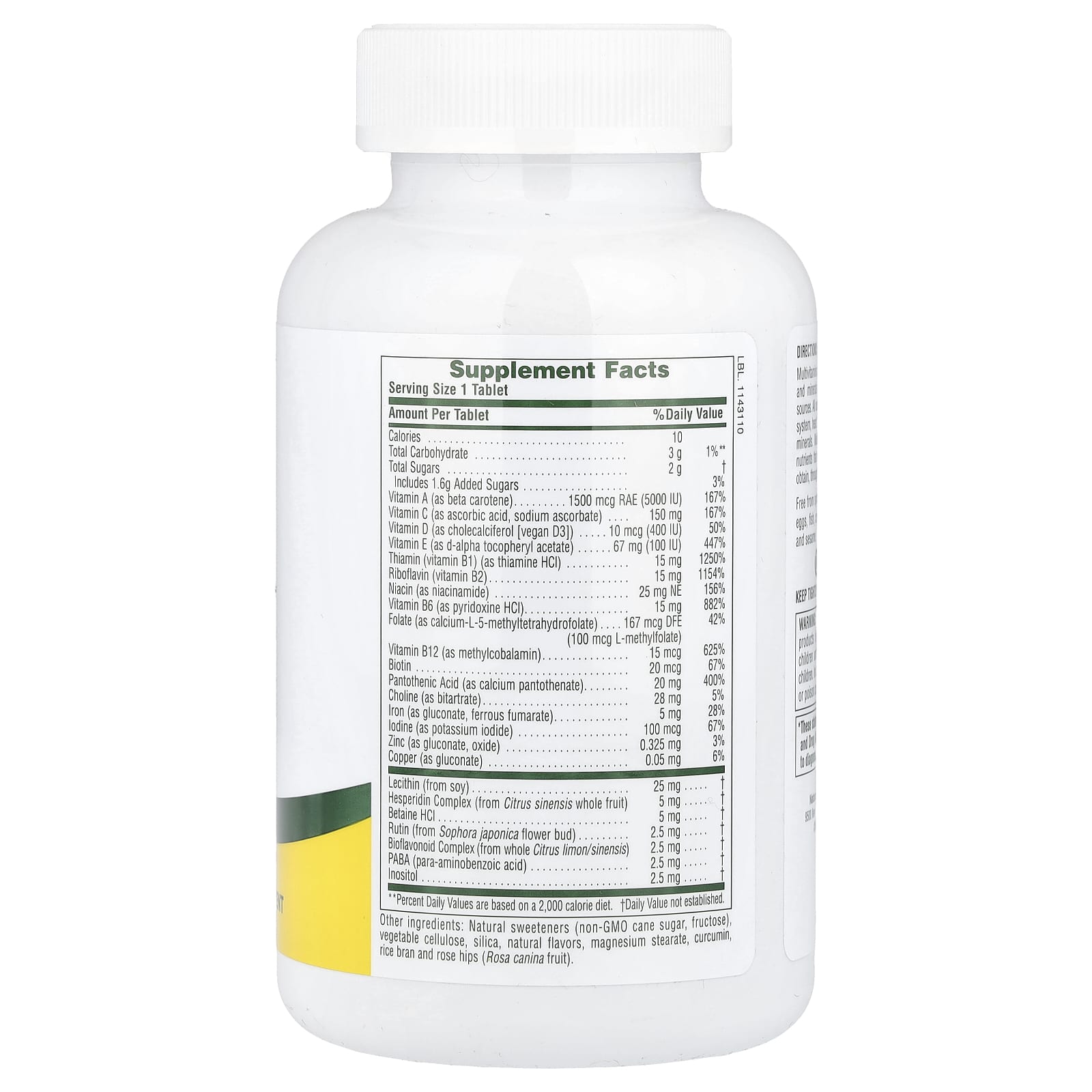 Nature's Plus, Adult's Chewable, Multivitamin & Mineral, Pineapple Flavor, 90 Tablets UPC 097467030879 | Hilife Vitamins