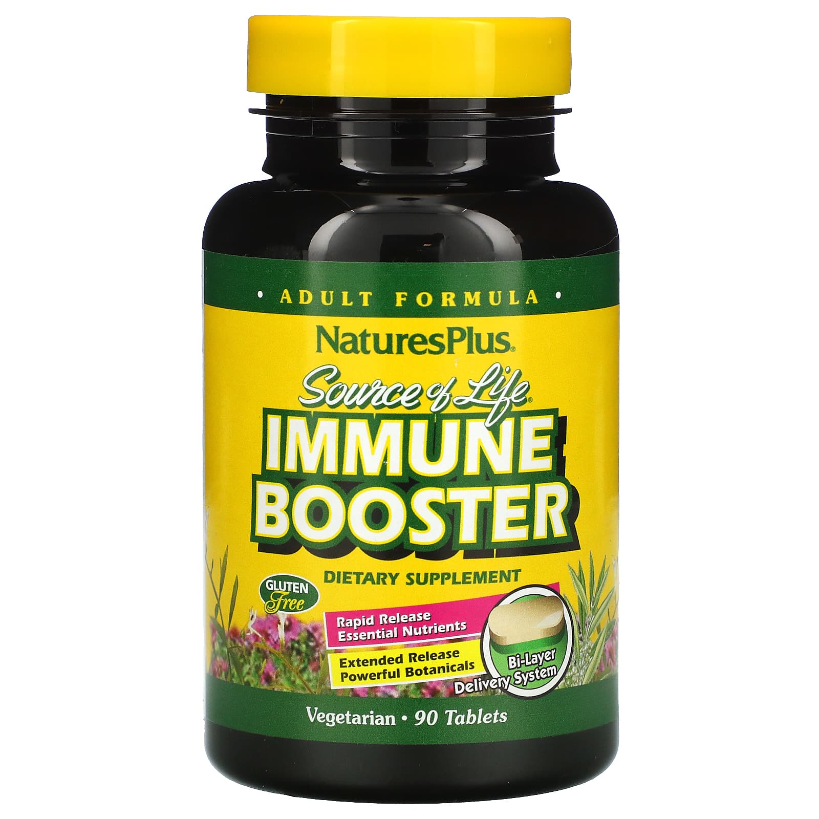 Nature's Plus, Source of Life, Immune Booster, 90 Tablets UPC 097467030886 | Hilife Vitamins
