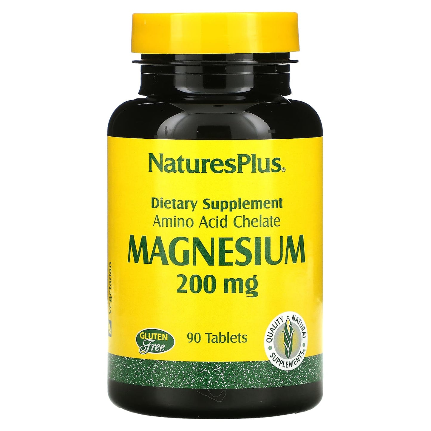 Nature's Plus, Magnesium, 200 mg, 90 Tablets UPC 097467033504 | Hilife Vitamins