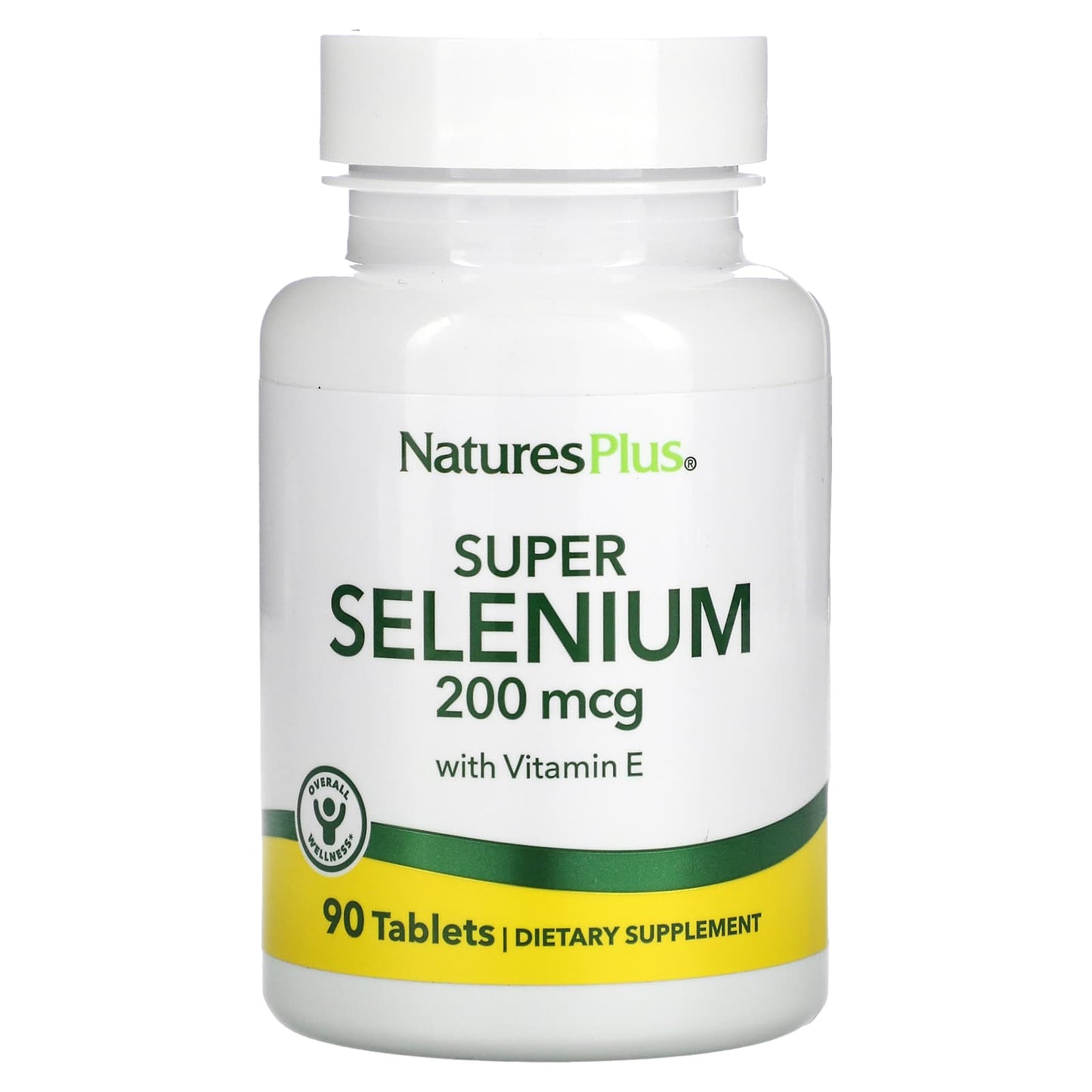 Nature's Plus, Super Selenium With Vitamin E, 200 mcg, 90 Tablets UPC 097467035010 | Hilife Vitamins