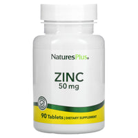 Nature's Plus, Zinc, 50 mg, 90 Tablets UPC 097467036451 | Hilife Vitamins