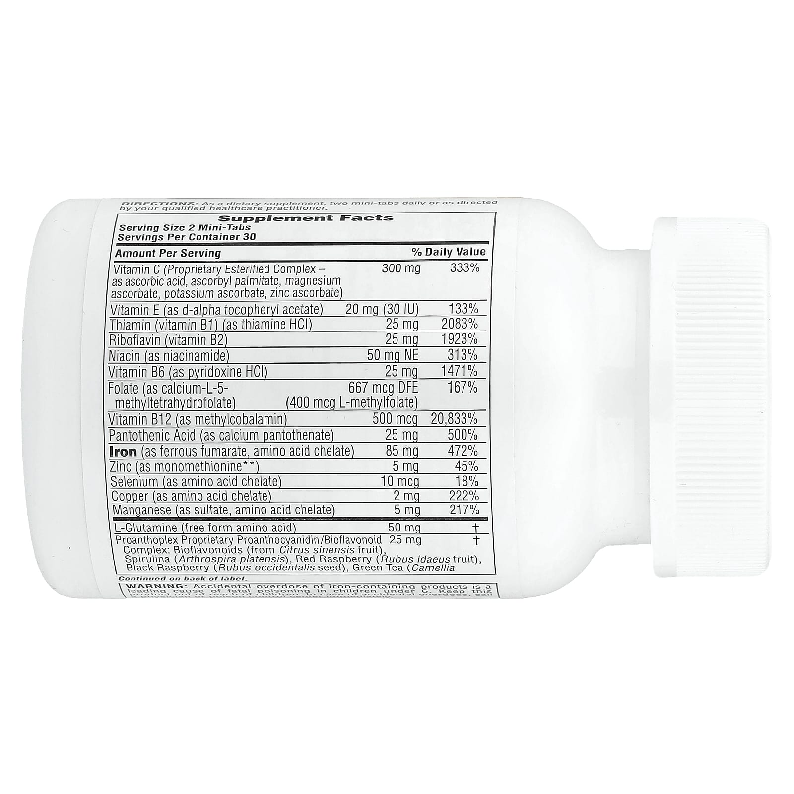 Nature's Plus, Hema-Plex®, 60 Slow Release Mini Tabs UPC 097467037649 | Hilife Vitamins
