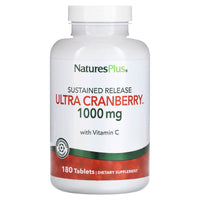 Nature's Plus, Ultra Cranberry 1000 mg S/R, 90 Tablets UPC 097467039537 | Hilife Vitamins