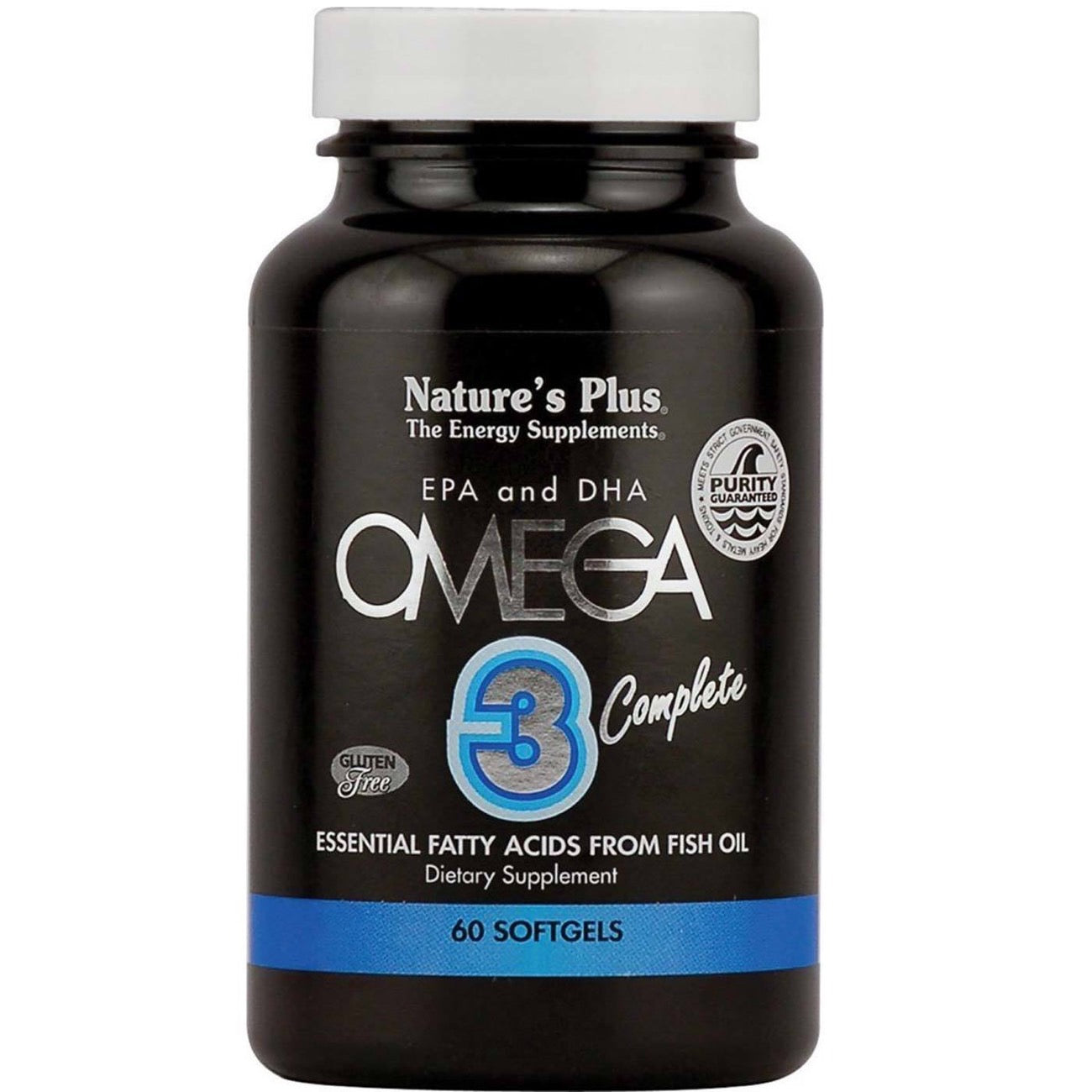 Nature's Plus, Omega 3 Complete, 60 Softgels UPC 097467039650 | Hilife Vitamins