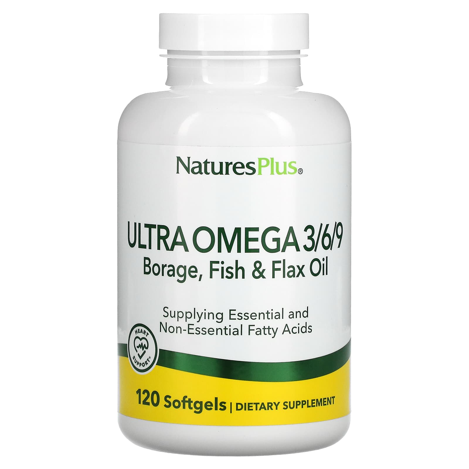 Nature's Plus, Ultra Omega 3/6/9, 120 Softgels UPC 097467039698 | Hilife Vitamins