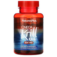 Nature's Plus, Omega Krill Oil, 600 mg, 60 Capsules UPC 097467039728 | Hilife Vitamins