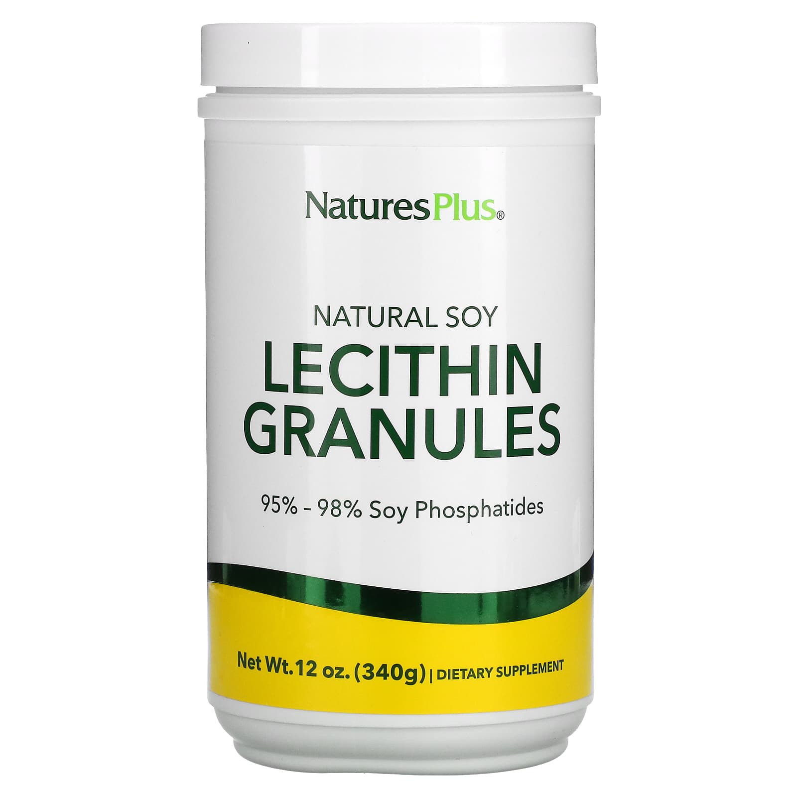 Nature's Plus, Natural Soy, Lecithin Granules, 12 Oz Granules UPC 097467042100 | Hilife Vitamins