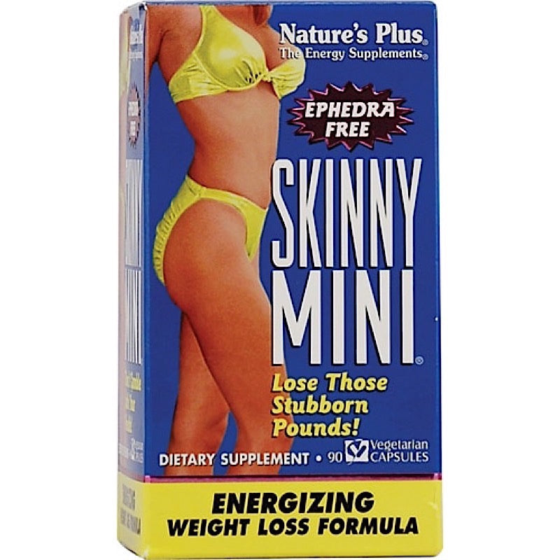 Nature's Plus, Skinny Mini, Ephedra-Free, 90 Vegetarian Capsules UPC 097467043282 | Hilife Vitamins
