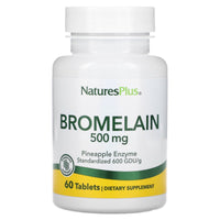 Nature's Plus, Bromelain 500 mg, 60 Tablets UPC 097467044081 | Hilife Vitamins