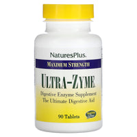 Nature's Plus, Ultra-Zyme, Maximum Strength, Ultimate Digestive Aid, 90 Tablets UPC 097467044524 | Hilife Vitamins