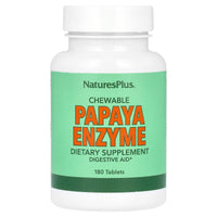 Nature’s Plus, Papaya, 180 Chewables - 097467044609 | Hilife Vitamins