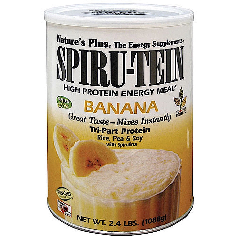 Nature's Plus, Spirutein Banana, 2.4 Lbs UPC 097467045774 | Hilife Vitamins