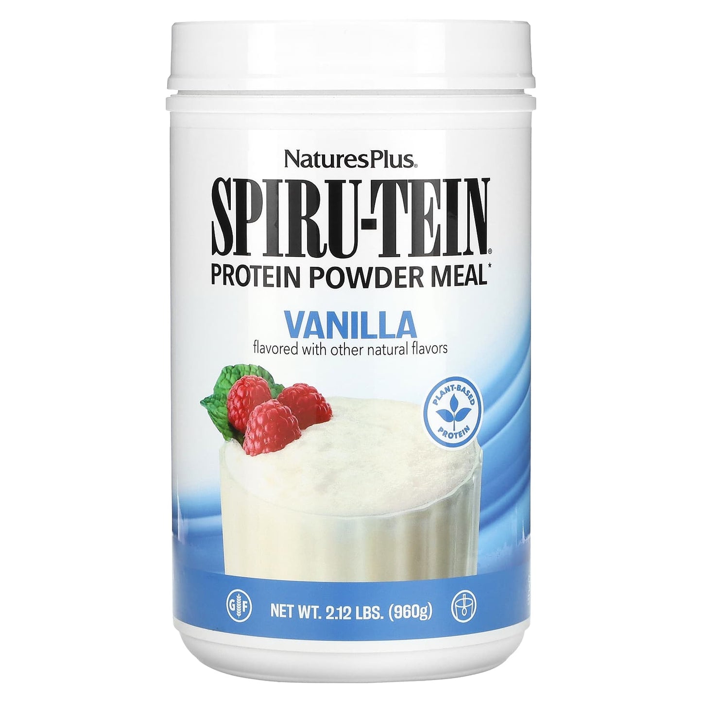 Nature's Plus, Spiru-Tein, Protein Powder Meal, Vanilla, 2.12 Lbs (960g) Powder Mix UPC 097467045811 | Hilife Vitamins