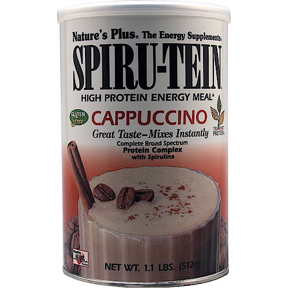 Nature's Plus, Spirutein Cappuccino, 1.1 Lbs UPC 097467045835 | Hilife Vitamins