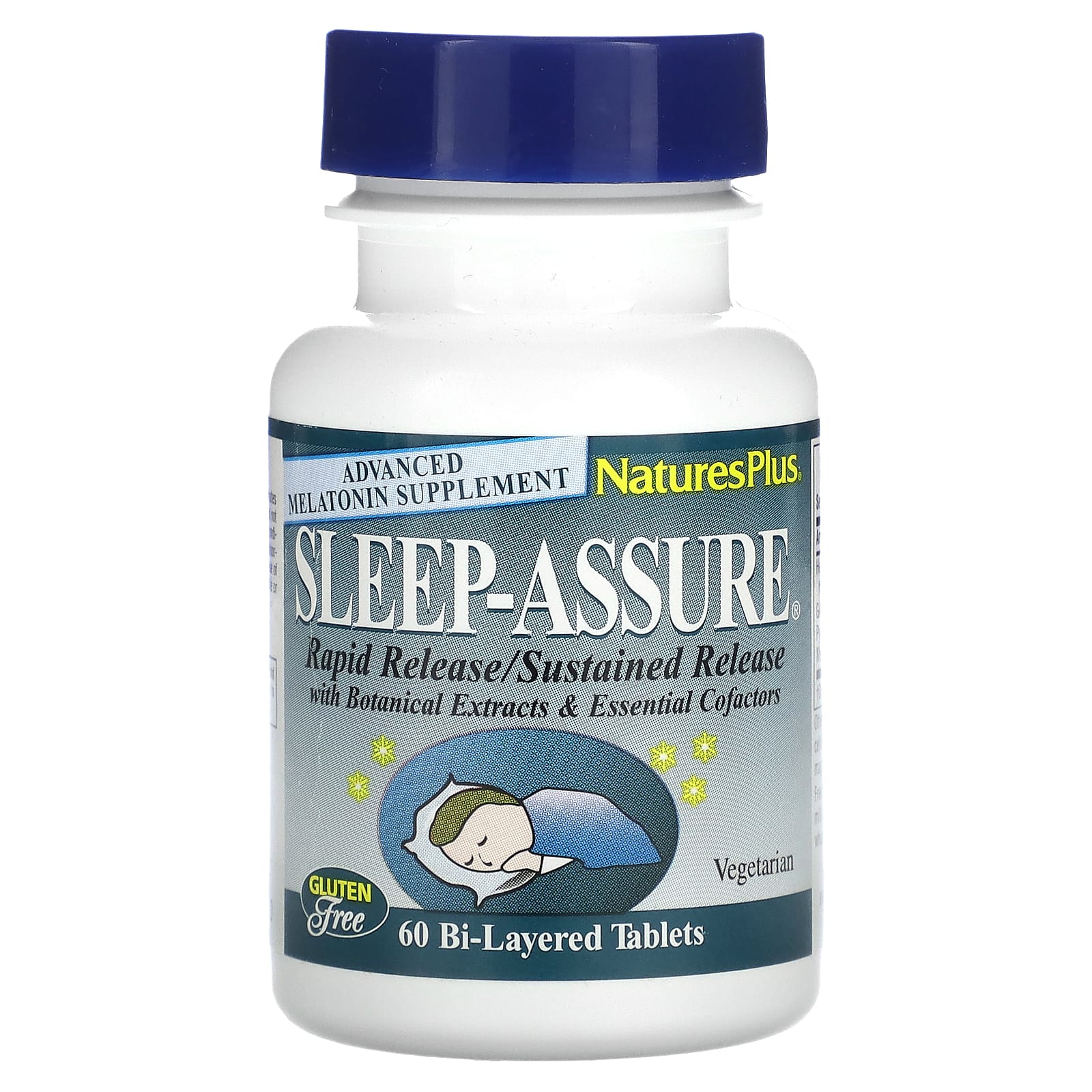 Nature's Plus, Sleep Assure, 60 Tablets UPC 097467047600 | Hilife Vitamins