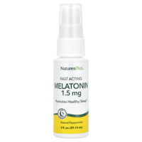 Nature's Plus, InstaNutrient, Melatonin Spray, Natural Peppermint, .125 Spray UPC 097467047624 | Hilife Vitamins