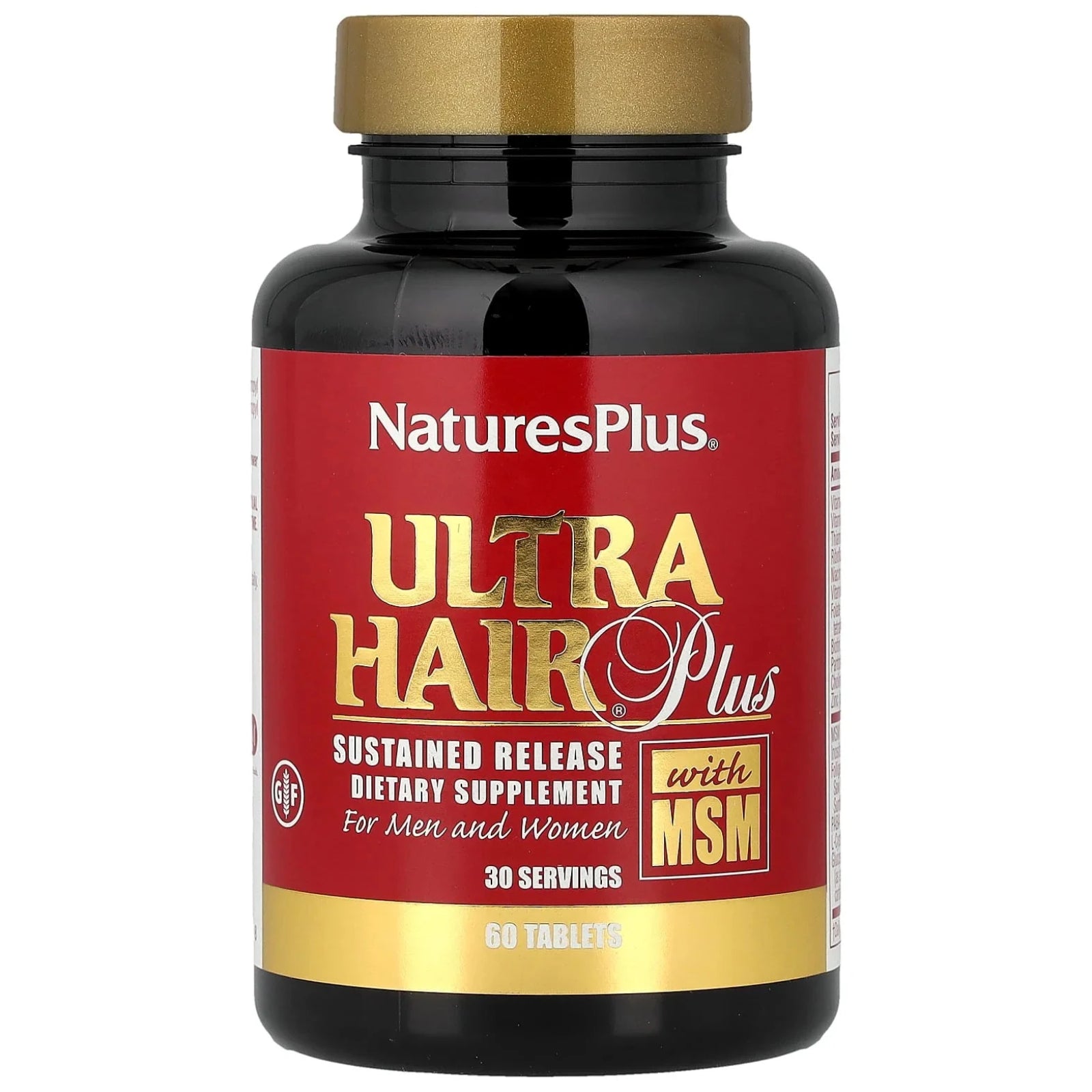 Nature's Plus, Ultra Hair Plus For Women S/R, 60 Tablets UPC 097467048331 | Hilife Vitamins