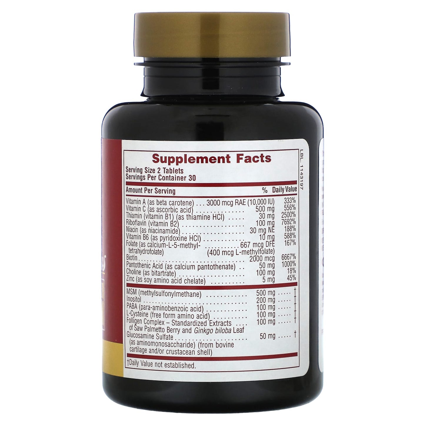Nature's Plus, Ultra Hair Plus S/R, 60 Tablets UPC 097467048348 | Hilife Vitamins