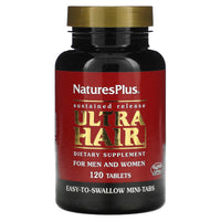 Nature's Plus, Ultra Hair, For Men & Women, 120 Tablets UPC 097467048430 | Hilife Vitamins