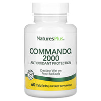 Nature's Plus, Commando 2000, Anitoxidant Protection, 60 Tablets UPC 097467049659 | Hilife Vitamins