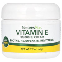 Nature's Plus, Vitamin E Cream, 30,000 IU, 2.2 OZ Cream UPC 097467059306 | Hilife Vitamins