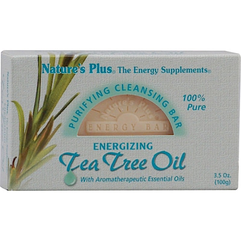 Nature's Plus, Tea Tree Anti-Bacterial Bar, 3.5 Oz UPC 097467059610 | Hilife Vitamins