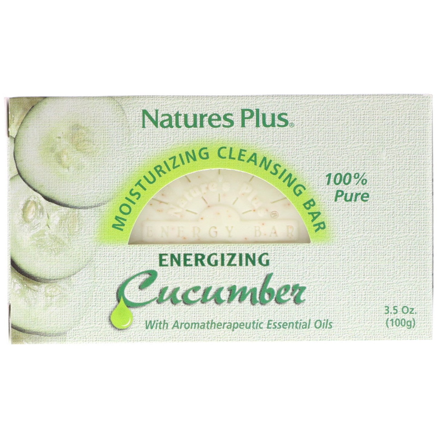 Nature's Plus, Cucumber Moisturizing Bar, 3.5 Oz UPC 097467059627 | Hilife Vitamins