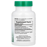 Nature's Plus, Green Tea Chinese 400 mg, 60 Vegetarian Capsules UPC 097467071889 | Hilife Vitamins