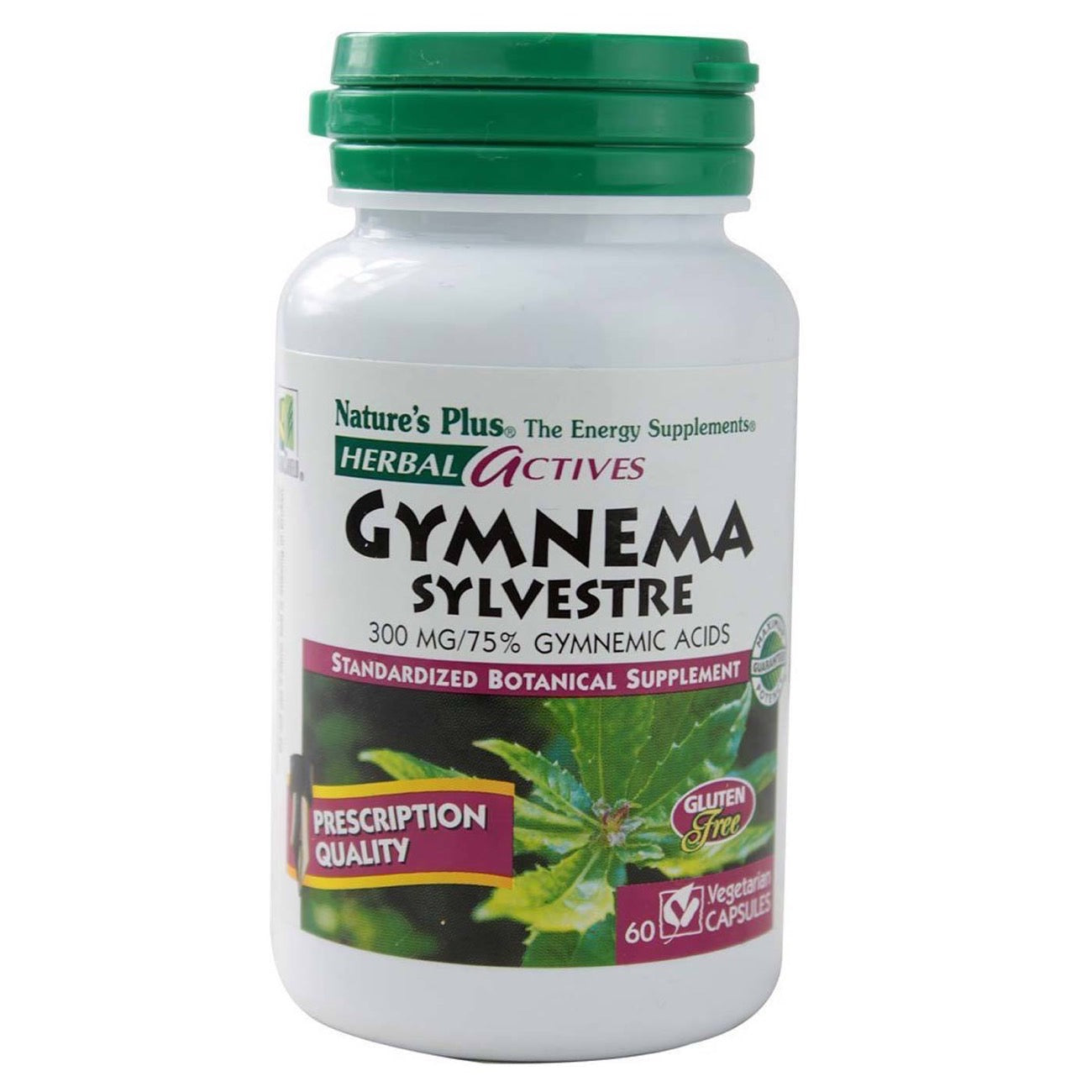 Nature's Plus, Gymnema Sylvestre 300 mg, 60 Vegetarian Capsules UPC 097467071964 | Hilife Vitamins