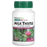 Nature’s Plus, Milk Thistle 250 mg, 60 Vegetarian Capsules - 097467072282 | Hilife Vitamins