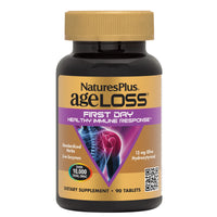 Nature's Plus, ageLOSS, First Day Healthy Immune Response, 90 Tablets UPC 097467080034 | Hilife Vitamins