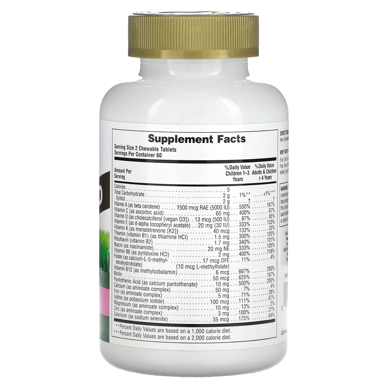 Nature's Plus, Ap Gold Watermelon, 120 Chewables UPC 097467299382 | Hilife Vitamins