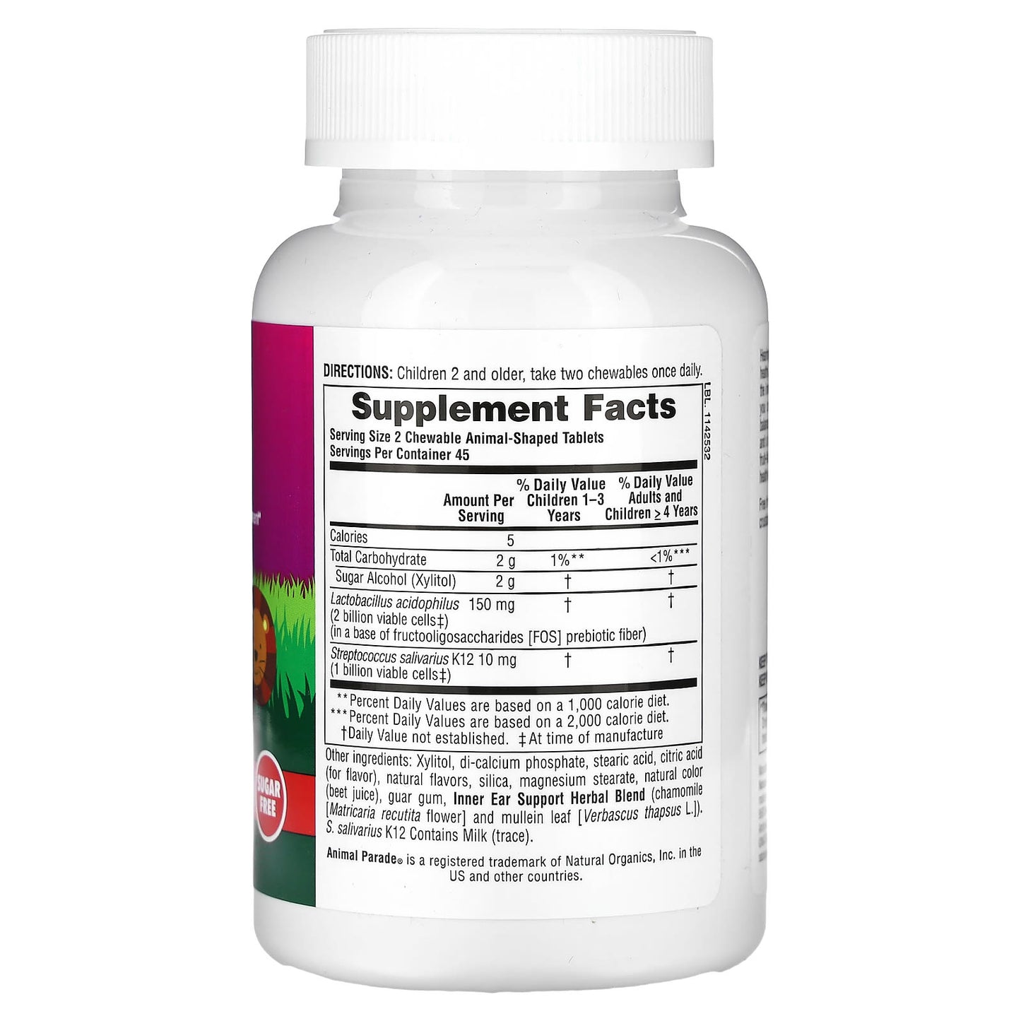 Nature's Plus, Ap Inner Ear Support, 90 Chewables UPC 097467299498 | Hilife Vitamins