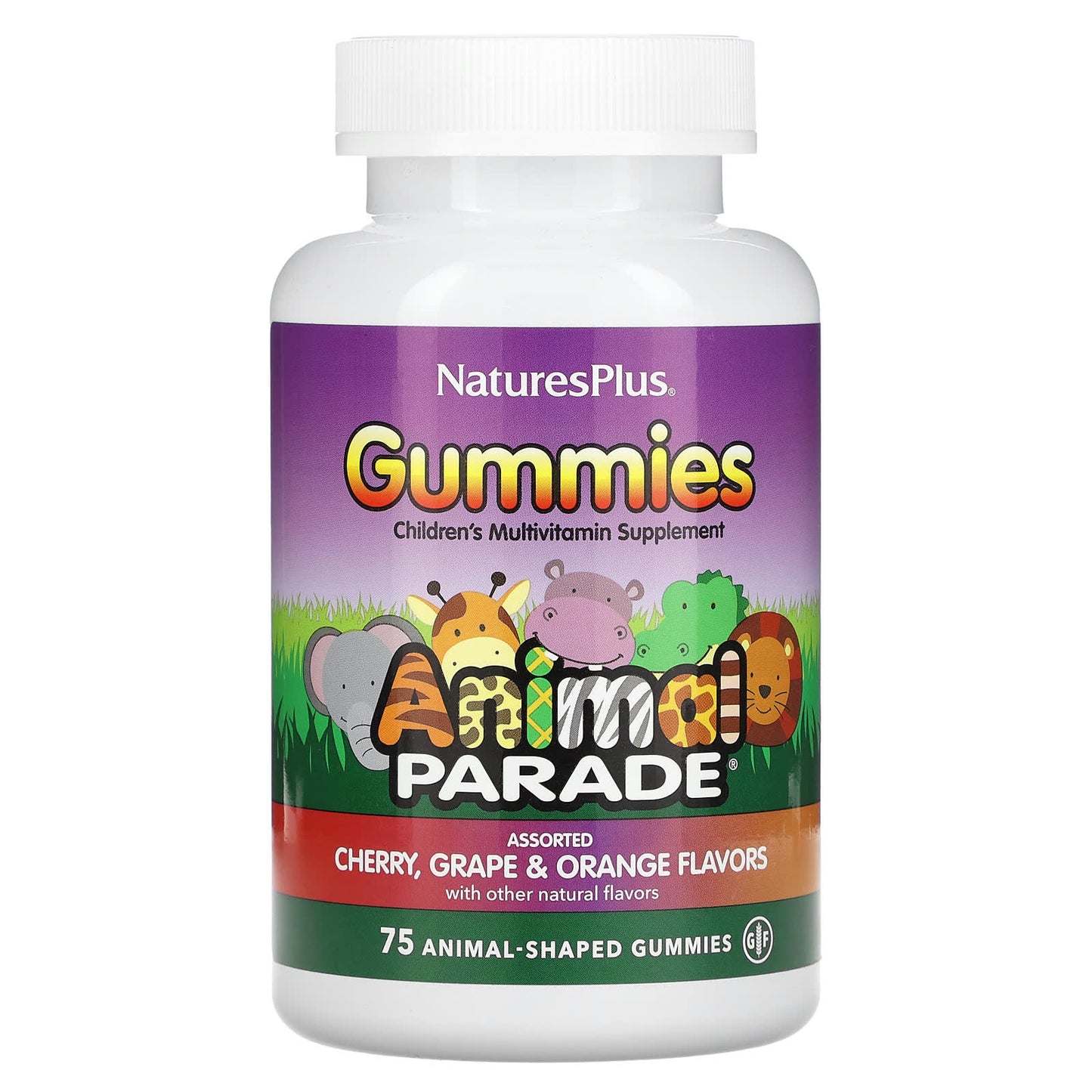 Nature's Plus, Animal Parade, 75 Gummies UPC 097467299610 | Hilife Vitamins